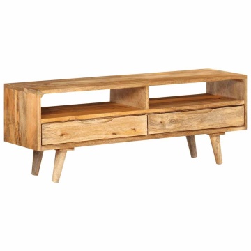 Dulap TV 110x30x41 cm, lemn masiv de mango - Img 1
