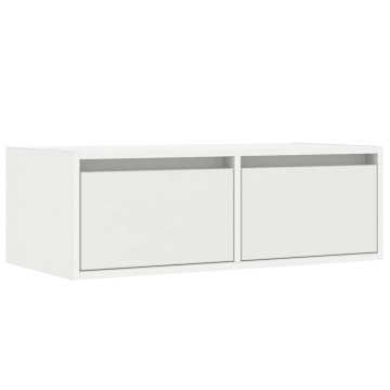 Dulap TV cu lumini LED alb 75x35,5x25 cm - Img 5