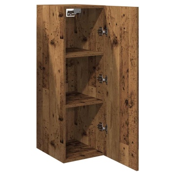 Dulap TV, lemn vechi, 30,5x30x90 cm, lemn prelucrat - Img 6
