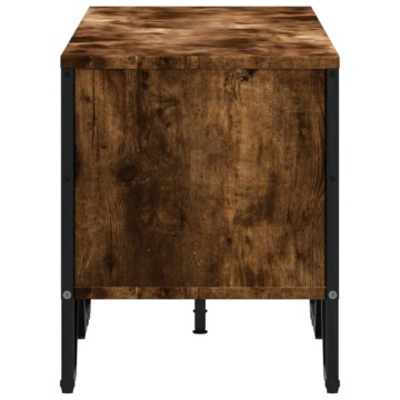 Dulap TV, stejar fumuriu, 122x34x41 cm, lemn prelucrat - Img 8
