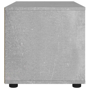 Dulap TV VISNES Beton Gri 60x40x38 cm Lemn prelucrat - Img 6