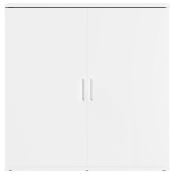 Dulapuri, alb, 2 buc., 79x38x80 cm, lemn prelucrat - Img 8
