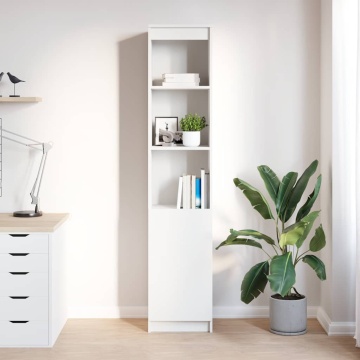Dulapuri alb 37,5x35x180 cm lemn prelucrat - Img 3