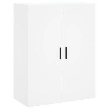 Dulapuri cu montaj pe perete, 2 buc, alb, 69,5x34x90 cm - Img 5