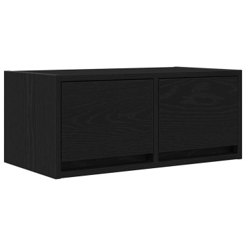 Dulapuri TV 2 buc stejar negru 60x31x25,5 cm lemn prelucrat - Img 5