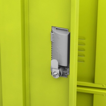 Dulapuri vestiar 2 buc. gri deschis și verde 90x45x92,5 cm oțel - Img 7