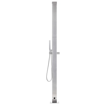 Duș pentru grădină, 220 cm, oțel inoxidabil - Img 8