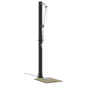 Duș Solar pentru Exterior cu Cap de Duș Portabil 217 cm 20 L - Img 3