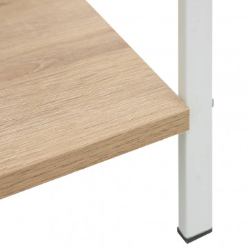 Etajeră cărți 5 rafturi, stejar, 60x27,6x158,5cm lemn prelucrat - Img 4