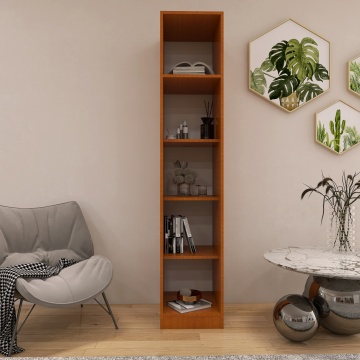 Etajera Simpla, 200x45x45 cm, Culoare Cires din pal de 18 mm - Img 2