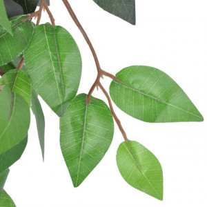 Ficus artificial cu aspect natural și ghiveci, 90 cm - Img 2