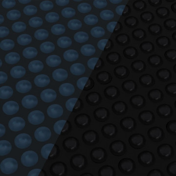 Folie solară plutitoare piscină, negru/albastru, 488x244 cm, PE - Img 4