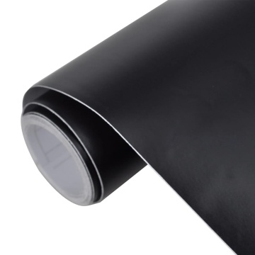 Folii auto, 2 buc., negru mat, 100x150 cm + 50x150 cm - Img 1