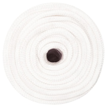 Frânghie de barcă, alb complet, 12 mm, 100 m, polipropilenă - Img 3