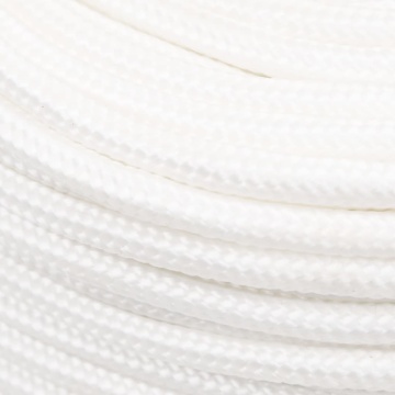 Frânghie de barcă, alb complet, 6 mm, 25 m, polipropilenă - Img 4