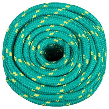 Frânghie de barcă, verde, 18 mm, 50 m, polipropilenă - Img 3