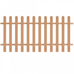 Gard din șipci, 200 x 100 cm, WPC - Img 1
