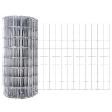 Gard Euro cu 13 stâlpi 0.8x25 m Oțel galvanizat - Img 4