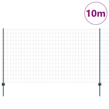 Gard Euro cu 5 U Posturi Verde 1.4x10 m Oțel - Img 3