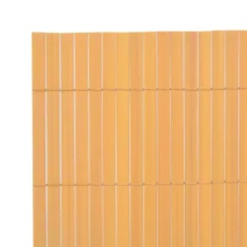 Gard pentru grădină cu 2 fețe, galben, 110x500 cm - Img 5
