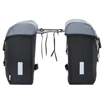 Geantă de bicicletă cu două genți 35L gri - Img 3