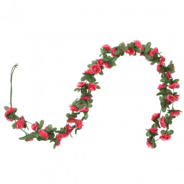 Ghirlande de flori artificiale, 6 buc. roze de primăvară 250 cm - Img 3