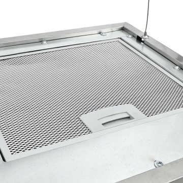 Hotă suspendată insulă LCD senzor tactil 37 cm oțel inoxidabil - Img 5