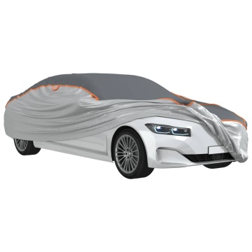 Husă auto de Sedan, protecție grindină, complet, gri/argintiu L - Img 4