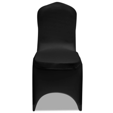 Husă de scaun elastică, 4 buc., negru - Img 3