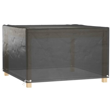 Huse mobilier grădină, 2 buc, 8 ocheți, 132x132x80 cm, pătrat - Img 2