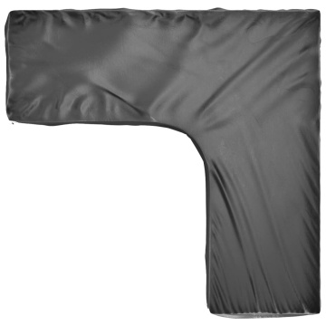 Huse mobilier grădină formă L, 2 buc., 16 ocheți, 285x285x70 cm - Img 8
