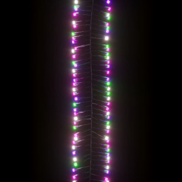 Instalație cluster, 2000 LED-uri, multicolor pastel, 40 m, PVC - Img 4