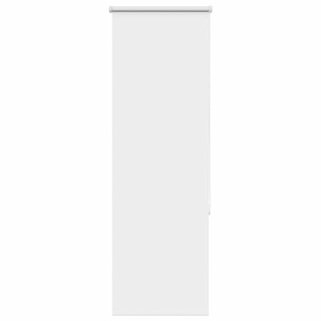 Jaluză cu role opace alb 55x130 cm lățime material 50,7 cm - Img 1