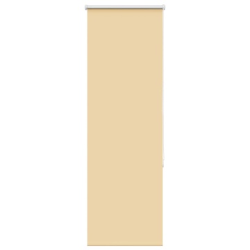 Jaluză cu role opace bej 40x150 cm lățime material 35,7 cm - Img 1