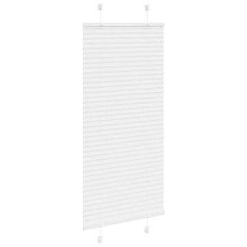 Jaluză plisată alb 55x150 cm Lățime țesătură 54,4cm poliester - Img 3