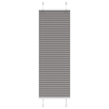 Jaluză plisată Antracit 40x150 cm Lățime țesătură 39,4 cm - Img 2