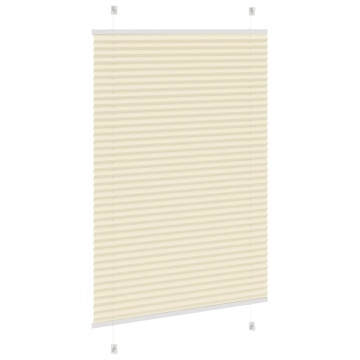 Jaluză plisată Crem 85x150cm Lățime țesătură 84,4 cm - Img 4
