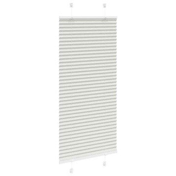 Jaluză plisată gri deschis 65x150 cm Lățime țesătură 64,4 cm - Img 3