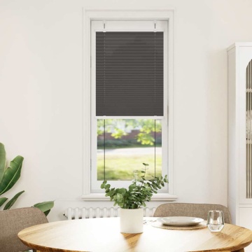 Jaluză plisată negru 40x150 cm Lățime țesătură 39,4cm poliester - Img 2