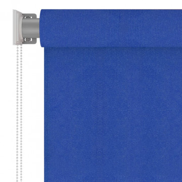 Jaluzea tip rulou de exterior, albastru, 160x230 cm, HDPE - Img 4