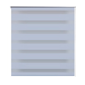 Jaluzea tip zebra, 120 x 230 cm, alb - Img 2