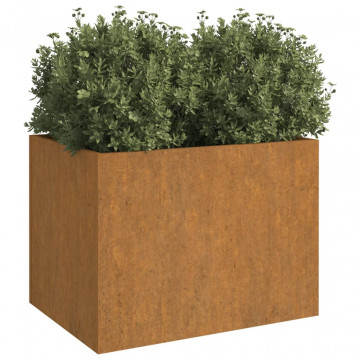 Jardinieră, 62x47x46 cm, oțel corten - Img 3