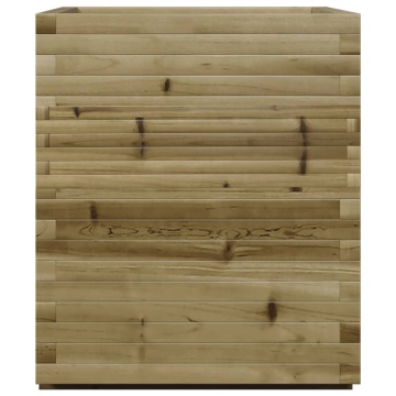 Jardinieră de grădină, 90x60x72,5 cm, lemn de pin impregnat - Img 5