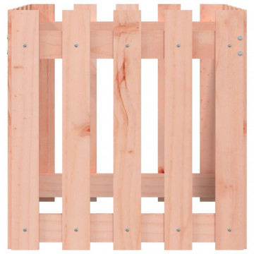 Jardinieră grădină design gard, 50x50x50 cm, lemn masiv douglas - Img 5