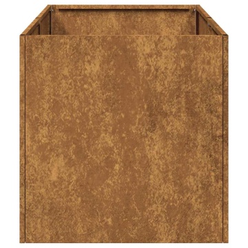 Jardinieră Rusty 40x80x40 cm Oțel pentru intemperii - Img 8