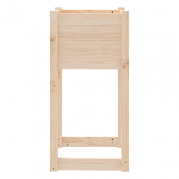 Jardiniere, 2 buc, 40x40x81 cm, lemn masiv de pin - Img 5