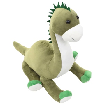 Jucărie dinozaur Brontosaurus, verde, pluș - Img 3