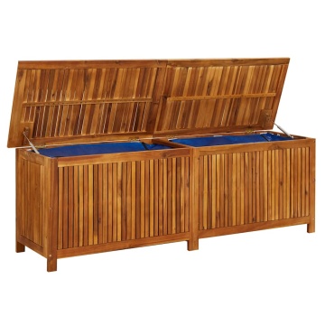Ladă de depozitare grădină, 175x50x58 cm, lemn masiv de acacia - Img 6