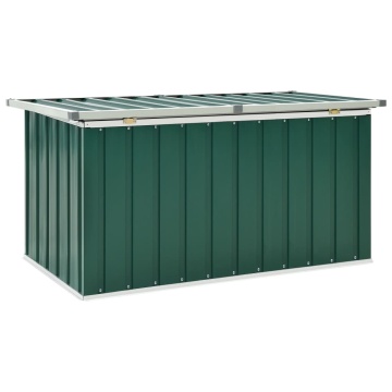 Ladă de depozitare pentru grădină, verde, 129 x 67 x 65 cm - Img 3