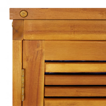 Ladă depozitare de grădină, 280x87x104 cm, lemn masiv acacia - Img 5